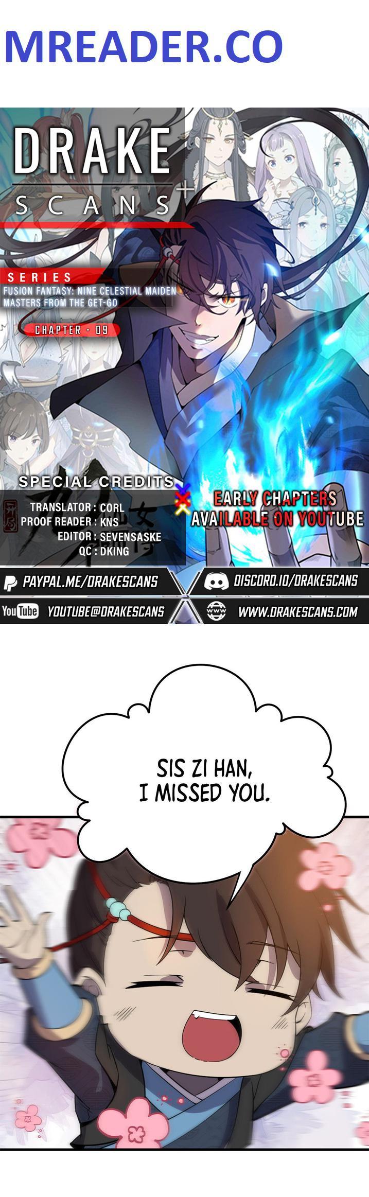 Fusion Fantasy: Nine Celestial Maiden Masters From The Get-Go Chapter 9 - page 1