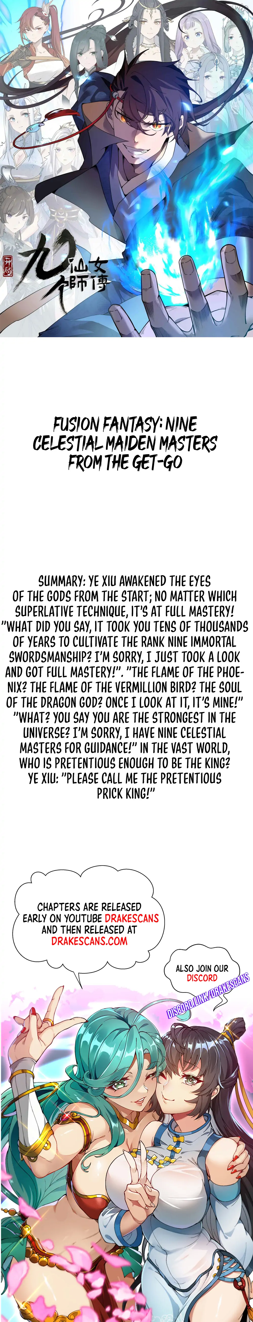 Fusion Fantasy: Nine Celestial Maiden Masters From The Get-Go Chapter 0 - page 1