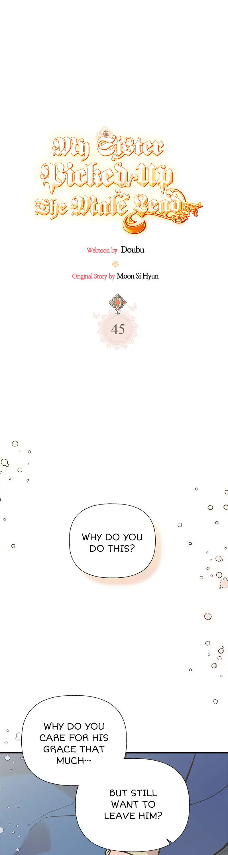 My Sister Picked Up the Male Lead Chapter 45 - page 1