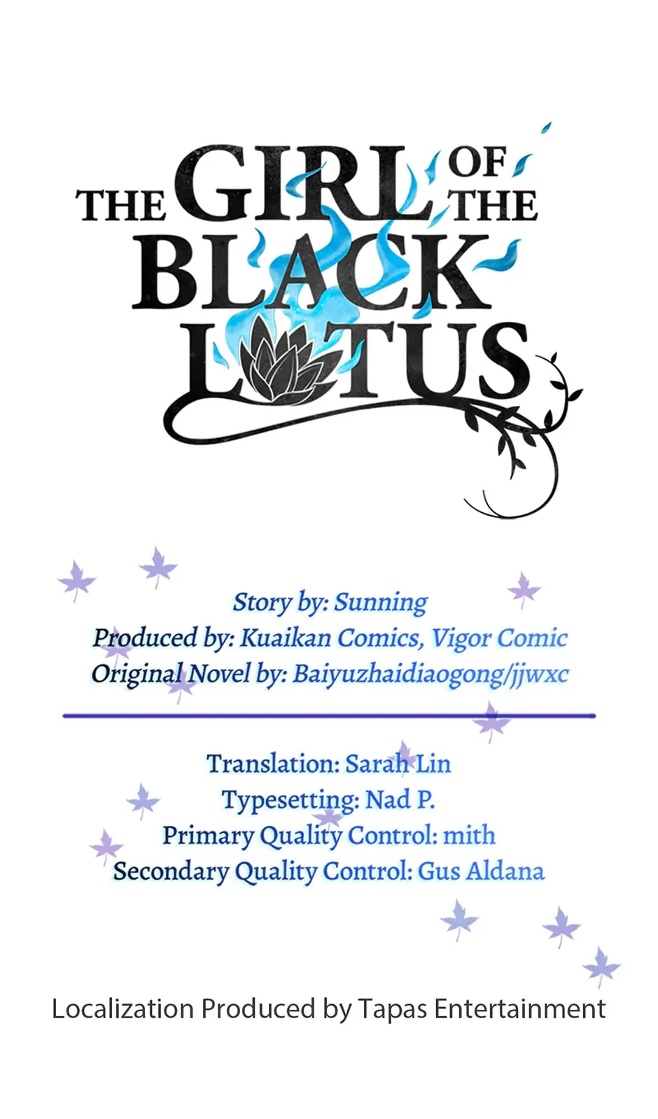The Girl of the Black Lotus chapter 87 - page 1