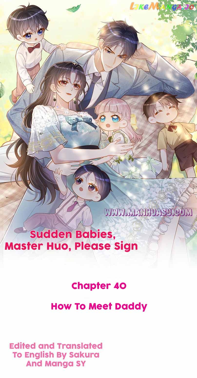 Cute Baby From Heaven: Daddy is Too Strong Chapter 40 - page 1