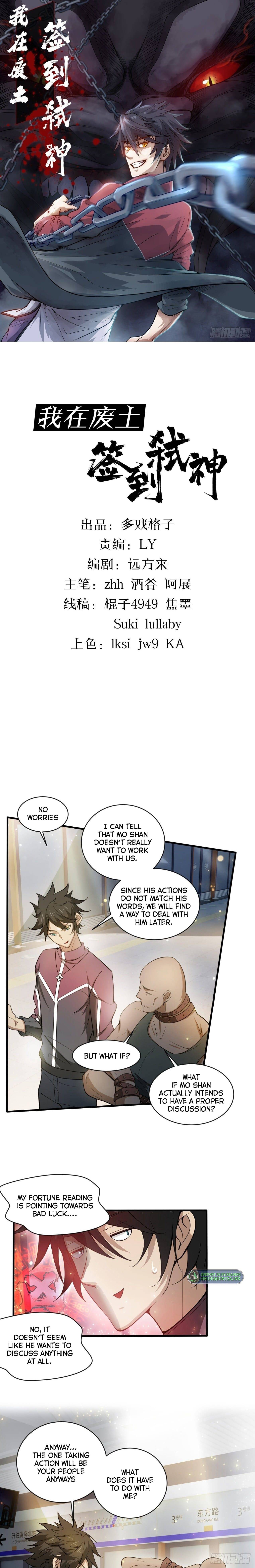 I signed Killing God in the Wasteland Chapter 67 - page 2