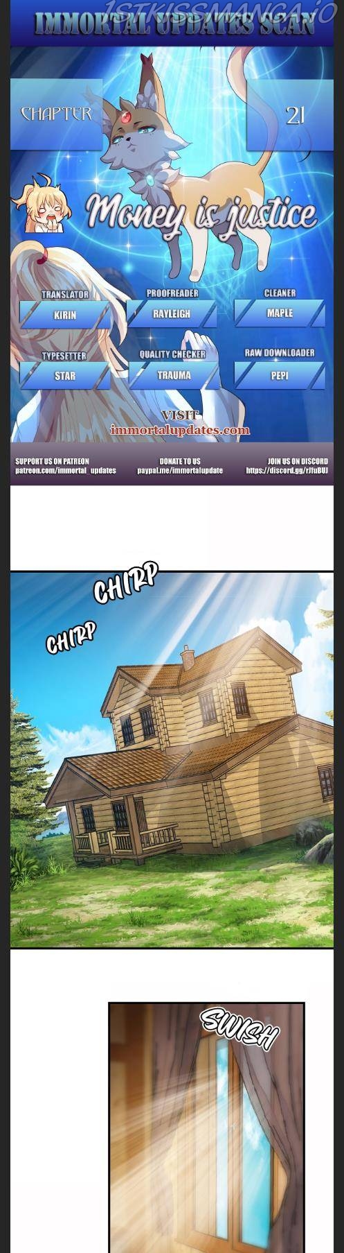 Money is justice Chapter 21 - page 1