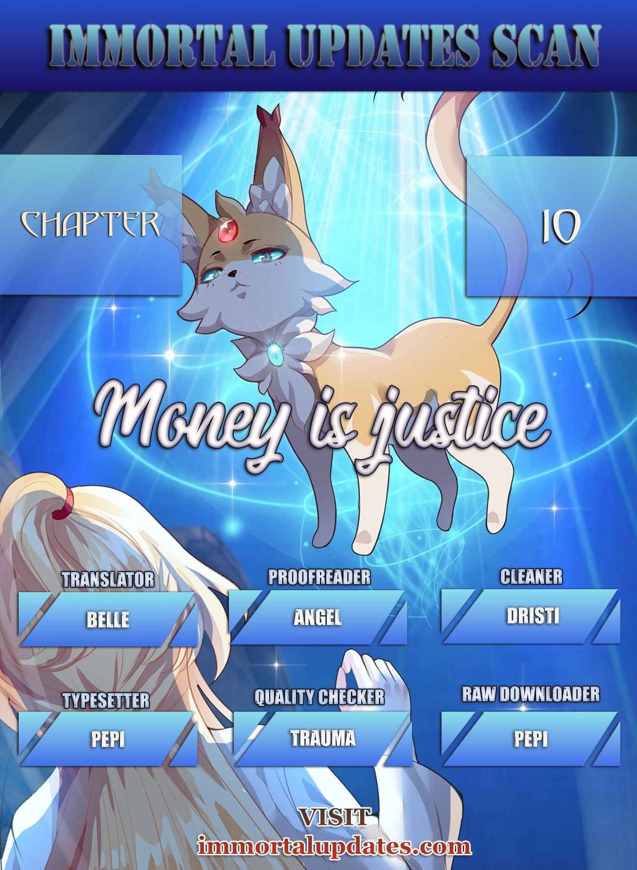 Money is justice Chapter 10 - page 1