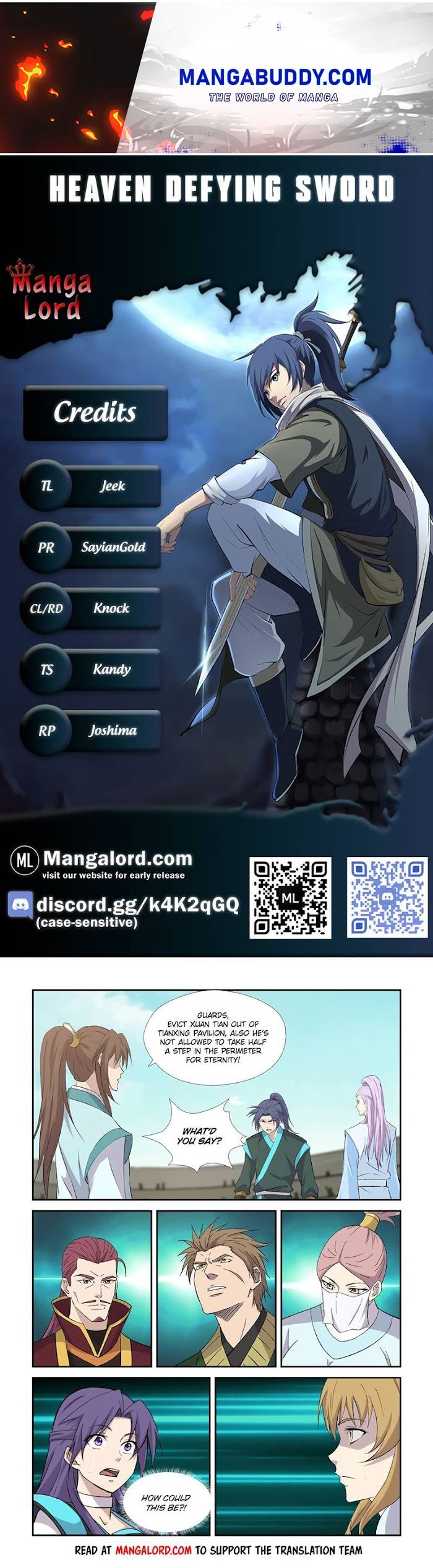 Heaven Defying Sword chapter 425 - page 1