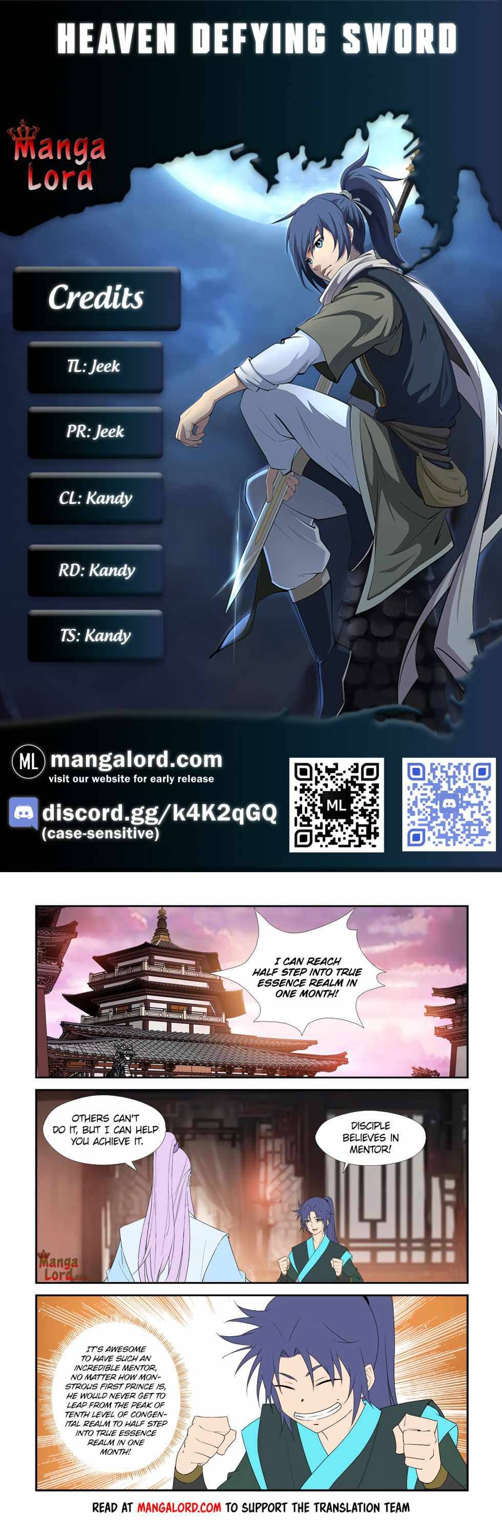 Heaven Defying Sword chapter 292 - page 1