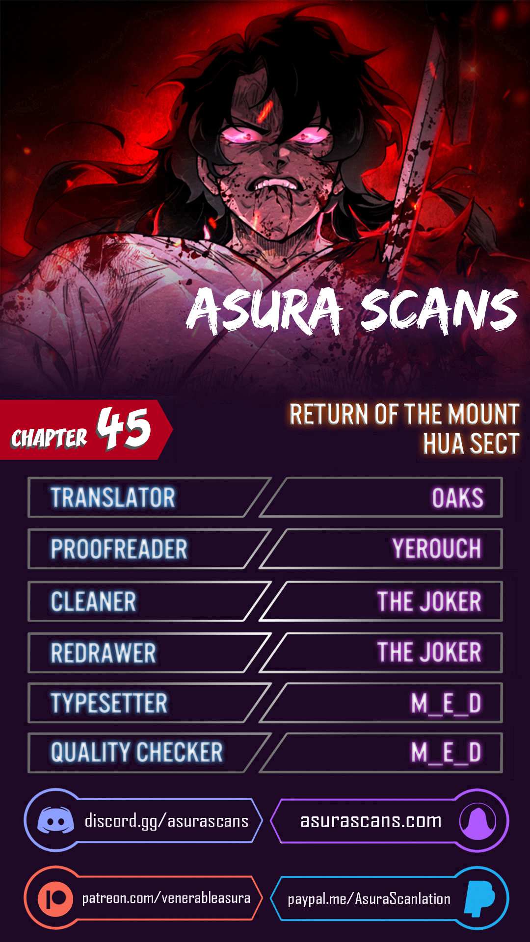 Return of the Mount Hua Sect chapter 45 - page 1