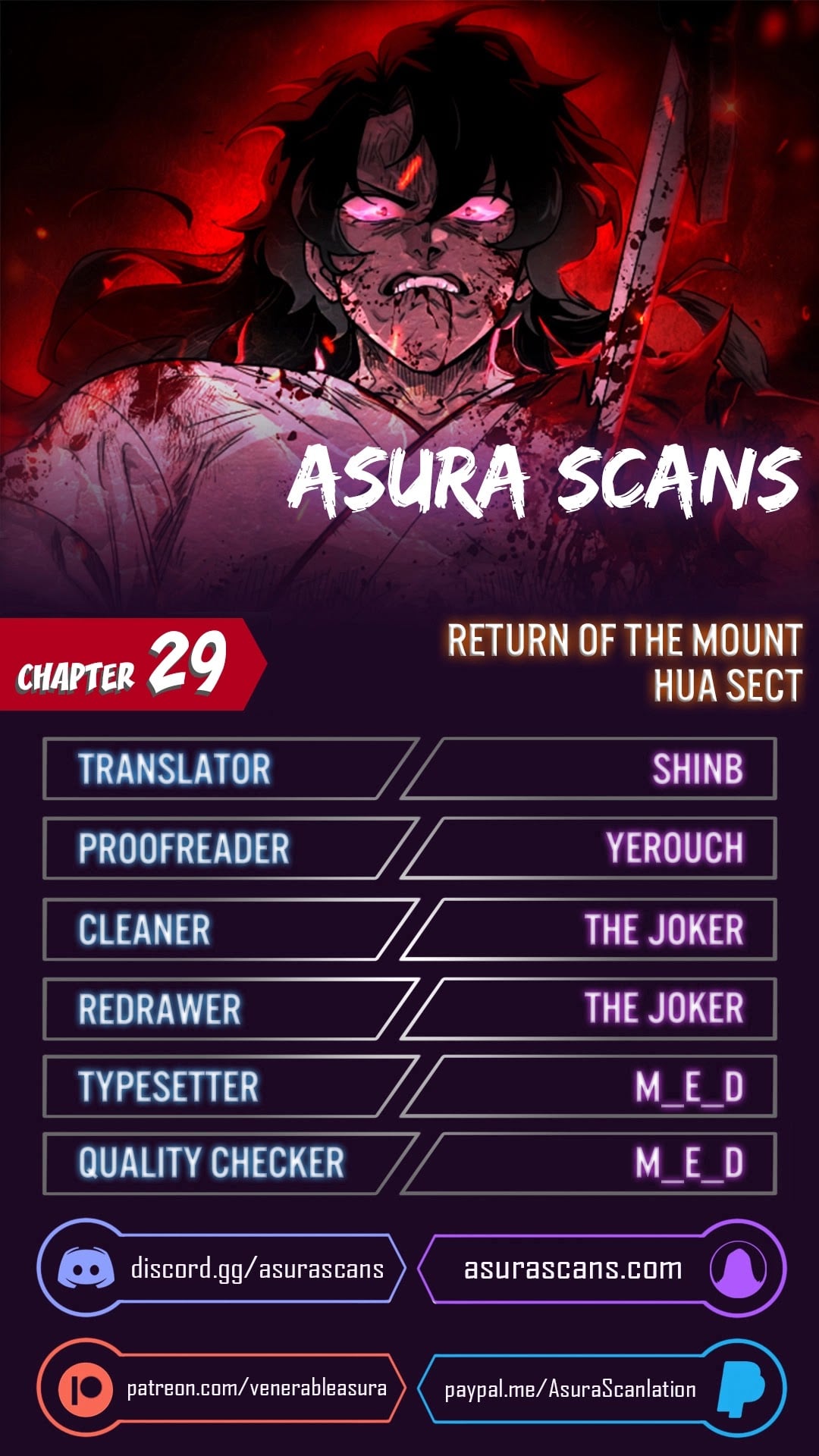 Return of the Mount Hua Sect chapter 29 - page 1