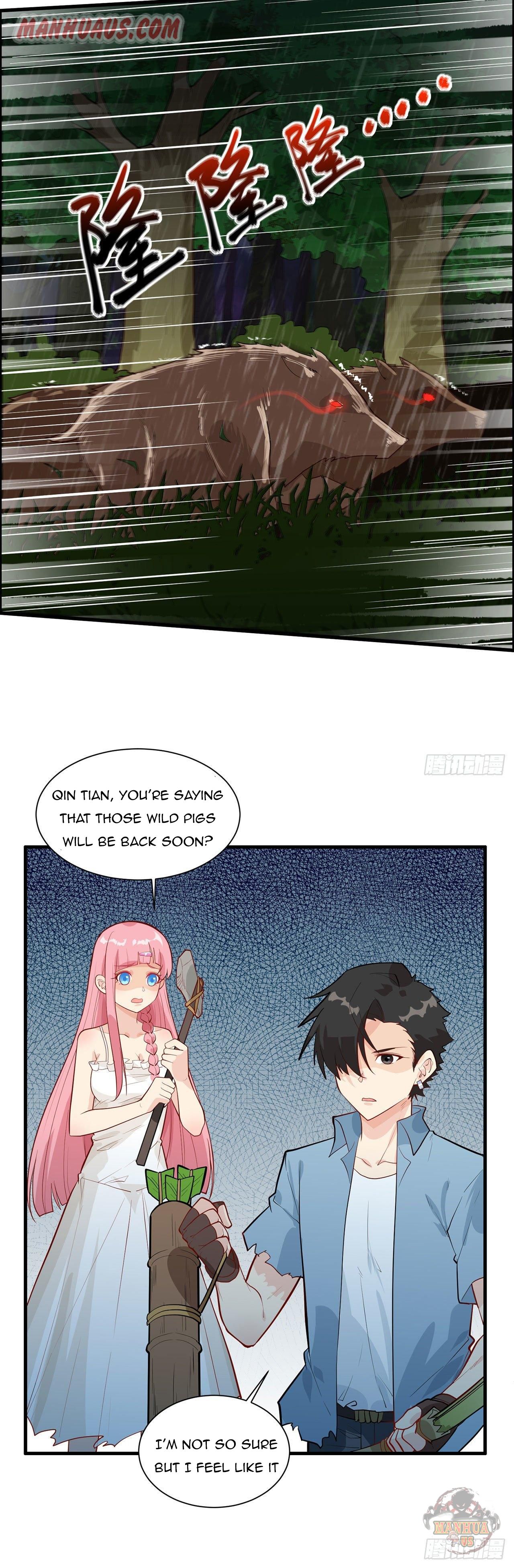 Survive on a deserted island with beautiful girls chapter 40 - page 7