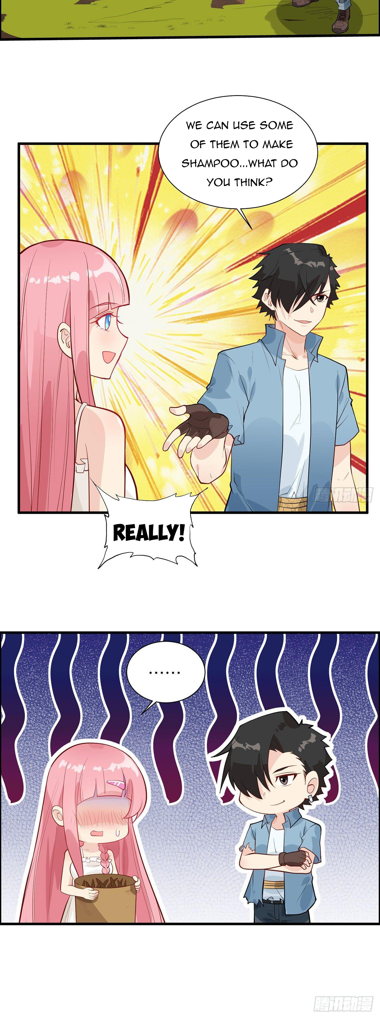 Survive on a deserted island with beautiful girls chapter 38 - page 13
