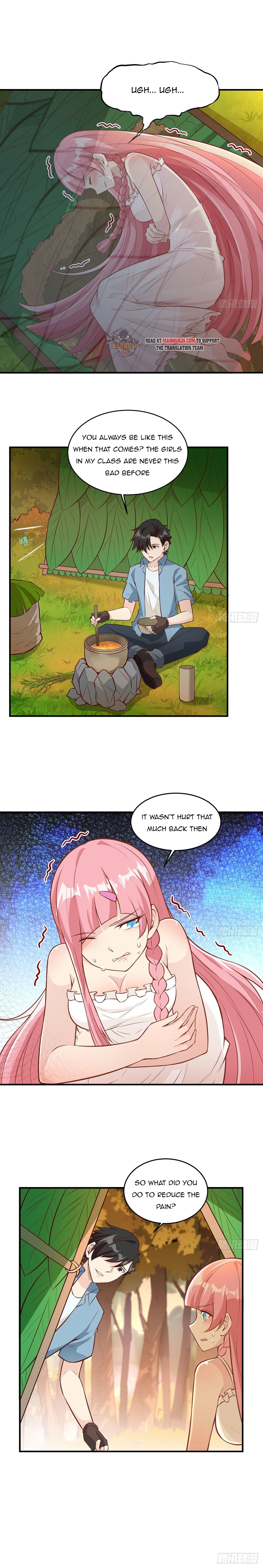 Survive on a deserted island with beautiful girls chapter 35 - page 6
