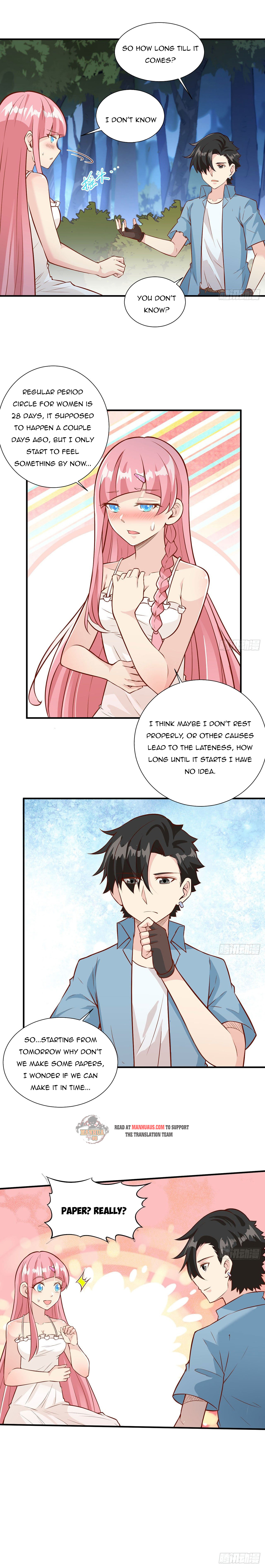 Survive on a deserted island with beautiful girls chapter 34 - page 3