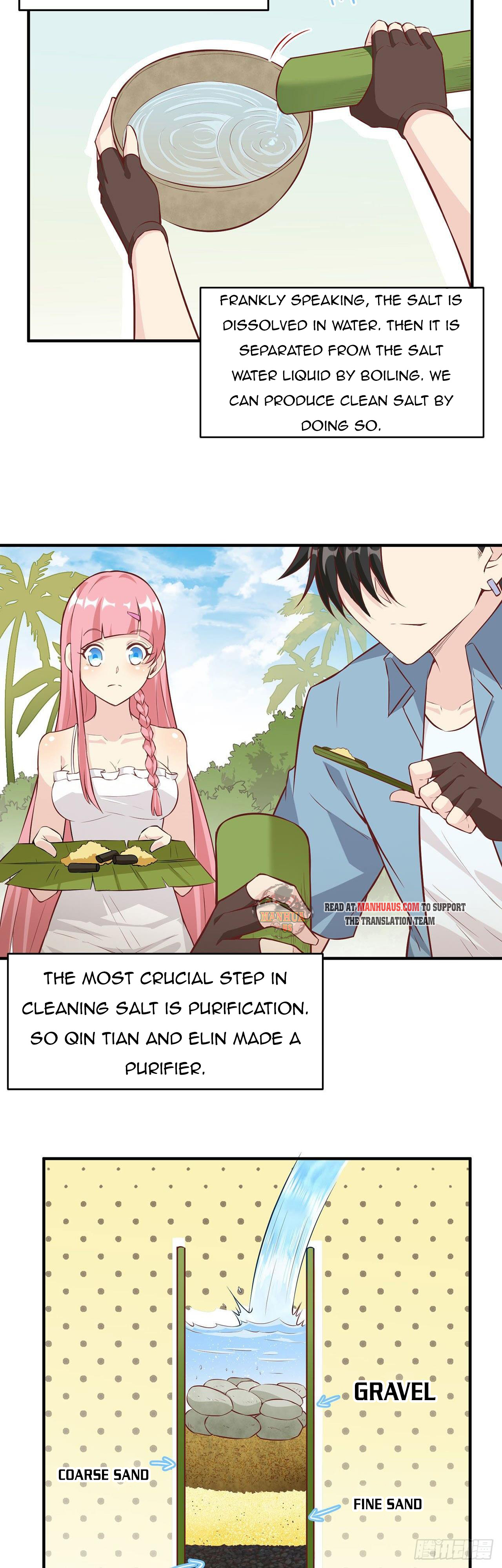 Survive on a deserted island with beautiful girls chapter 28 - page 3