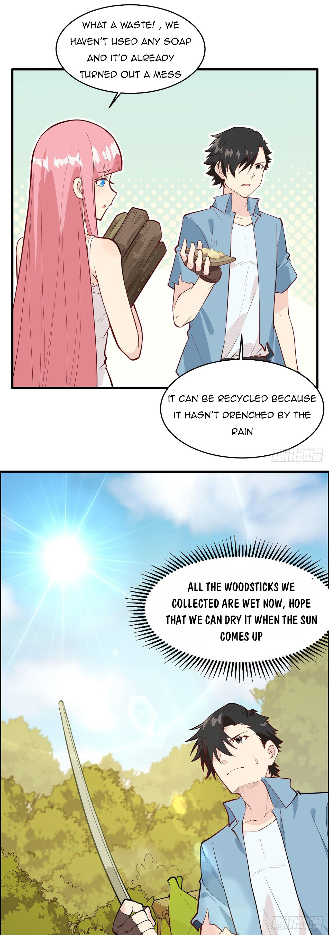 Survive on a deserted island with beautiful girls chapter 25 - page 11