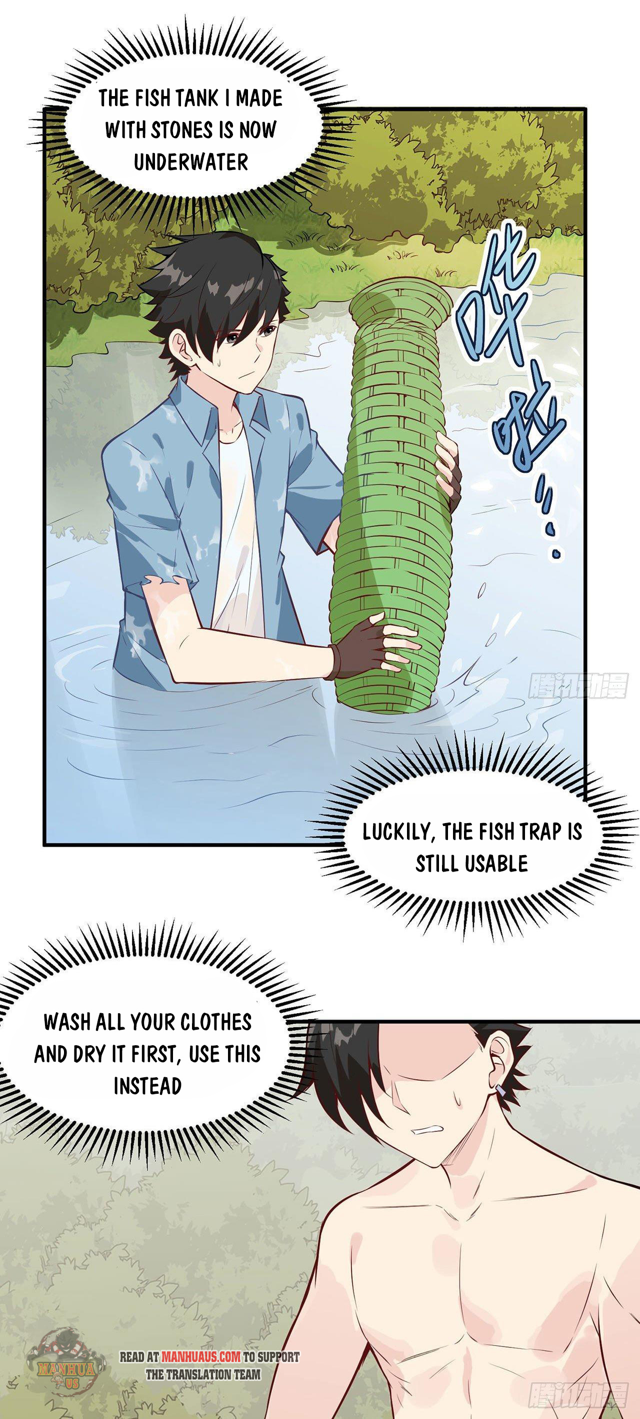 Survive on a deserted island with beautiful girls chapter 25 - page 14