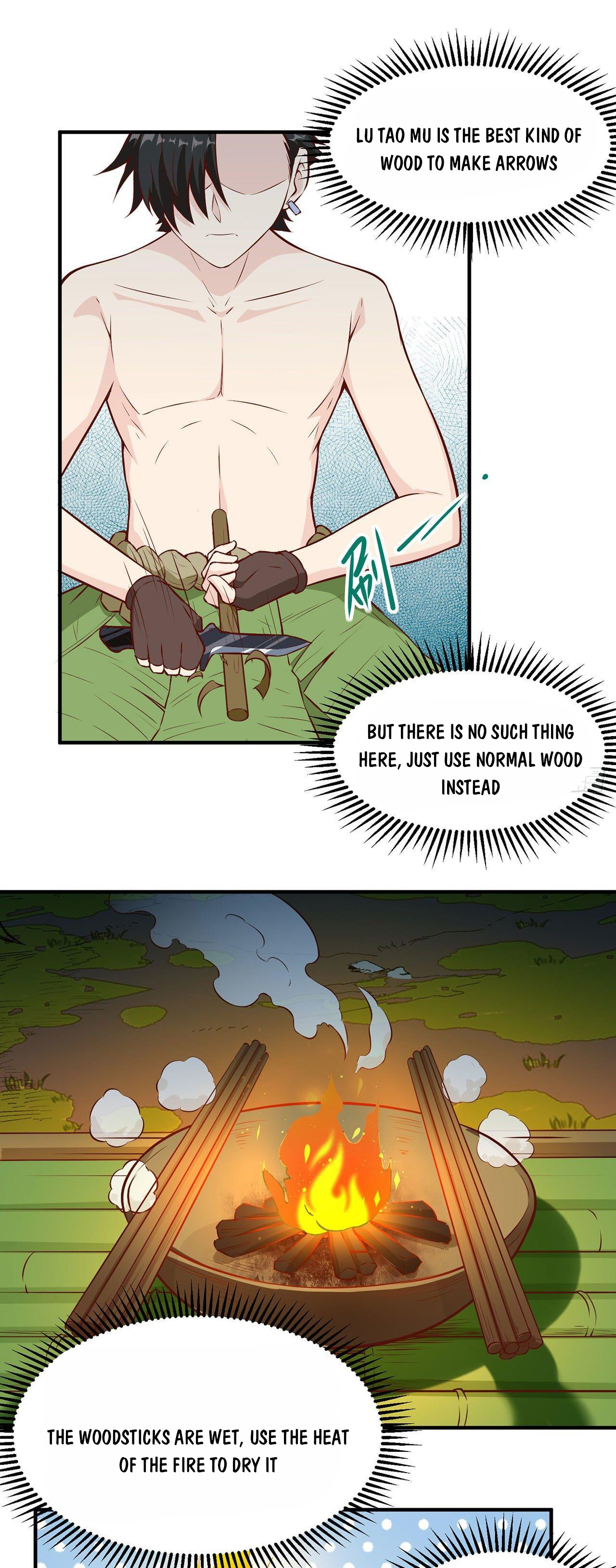 Survive on a deserted island with beautiful girls chapter 25 - page 21