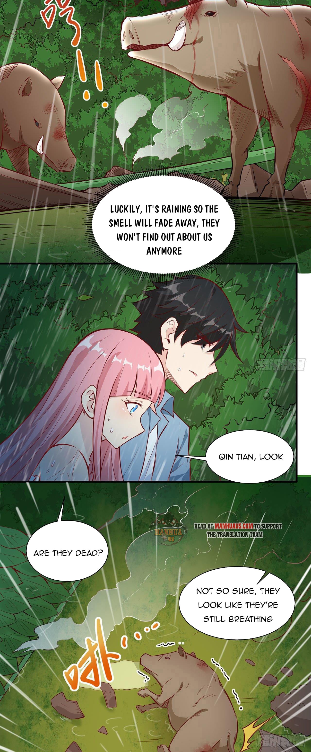 Survive on a deserted island with beautiful girls chapter 24 - page 22