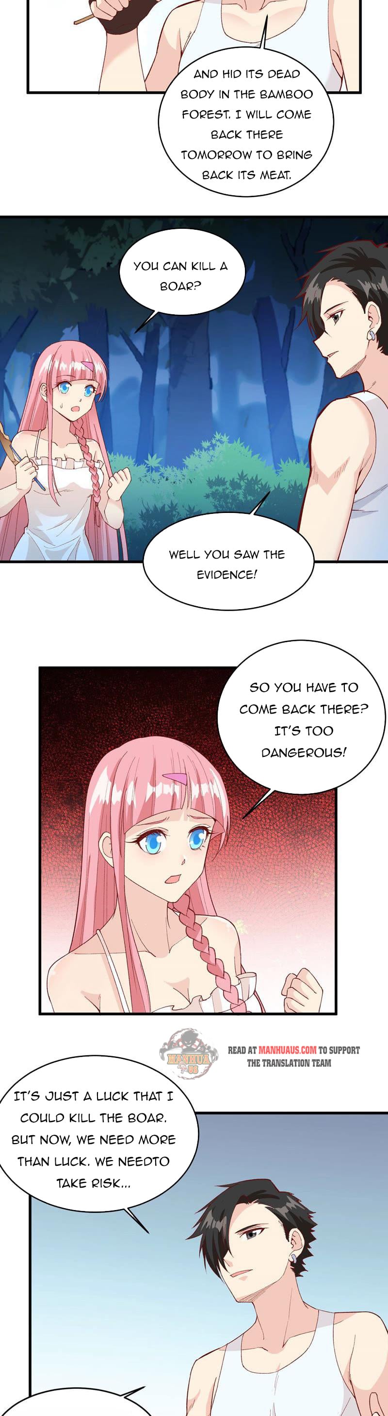 Survive on a deserted island with beautiful girls chapter 21 - page 10