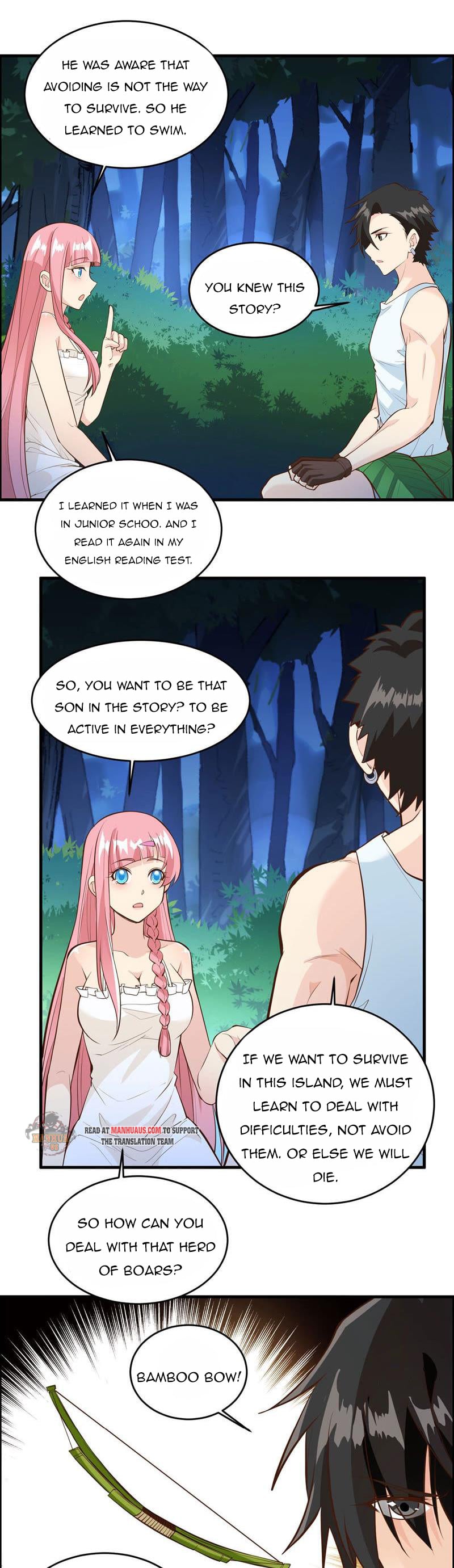 Survive on a deserted island with beautiful girls chapter 21 - page 12