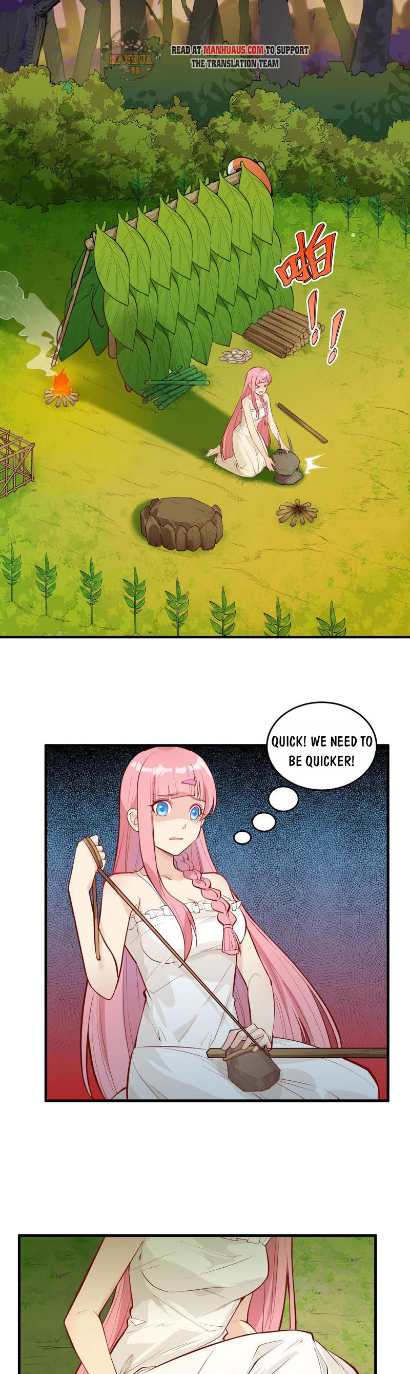 Survive on a deserted island with beautiful girls chapter 21 - page 2