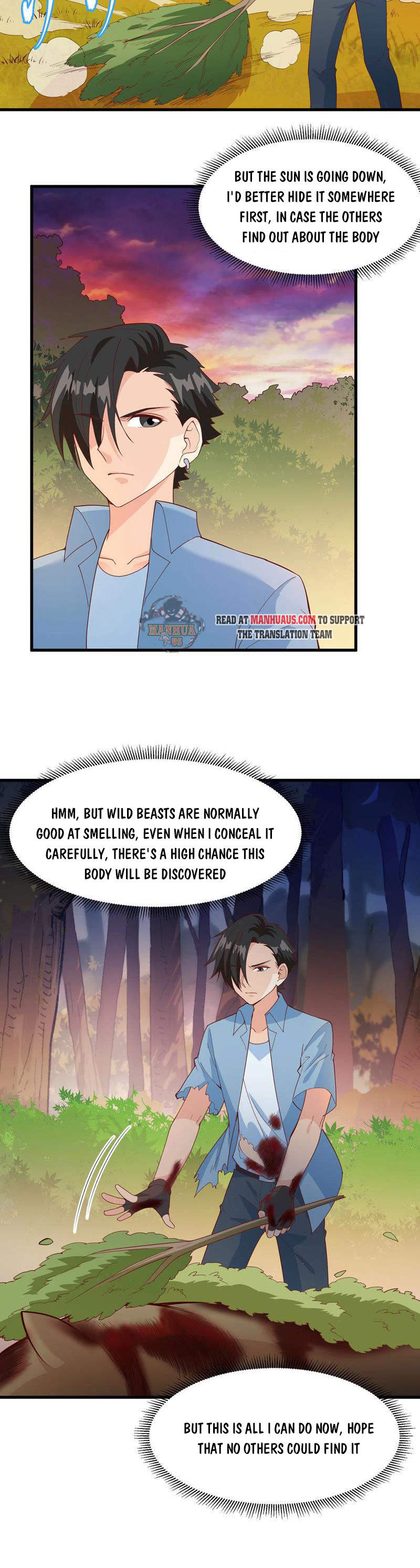 Survive on a deserted island with beautiful girls chapter 20 - page 11
