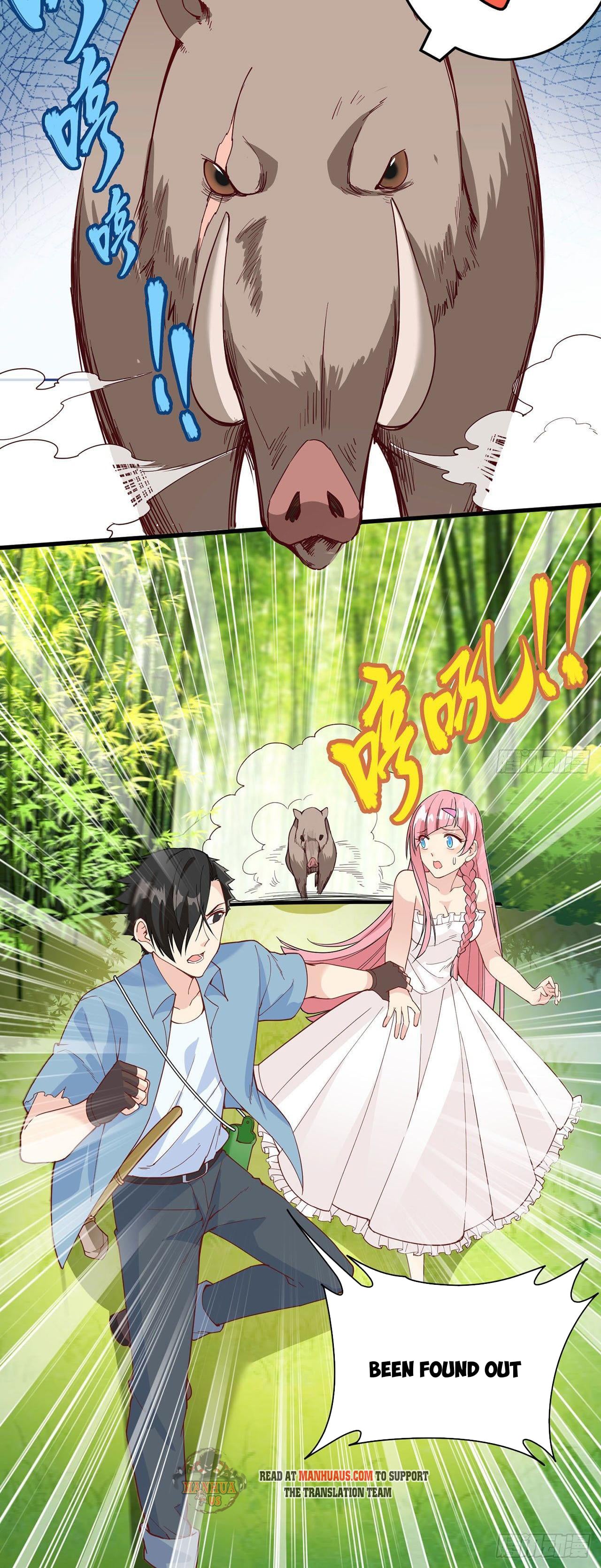 Survive on a deserted island with beautiful girls chapter 18 - page 21