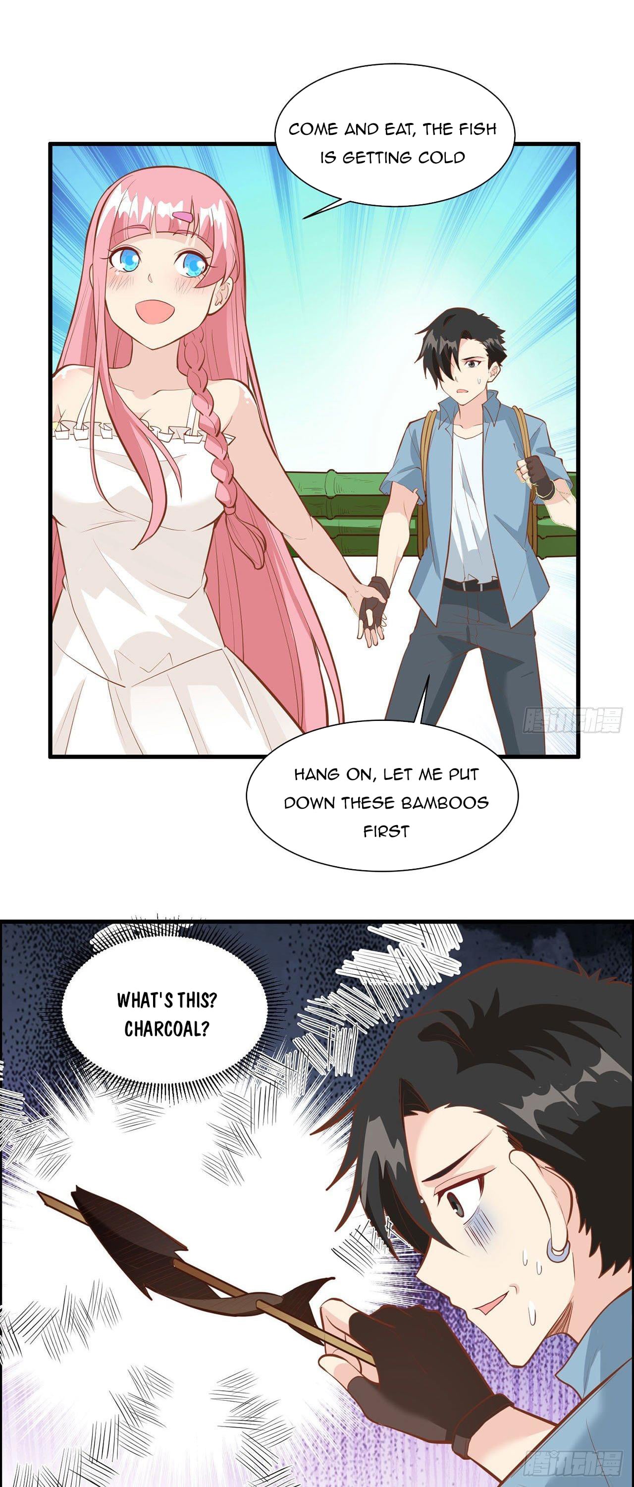Survive on a deserted island with beautiful girls chapter 17 - page 10