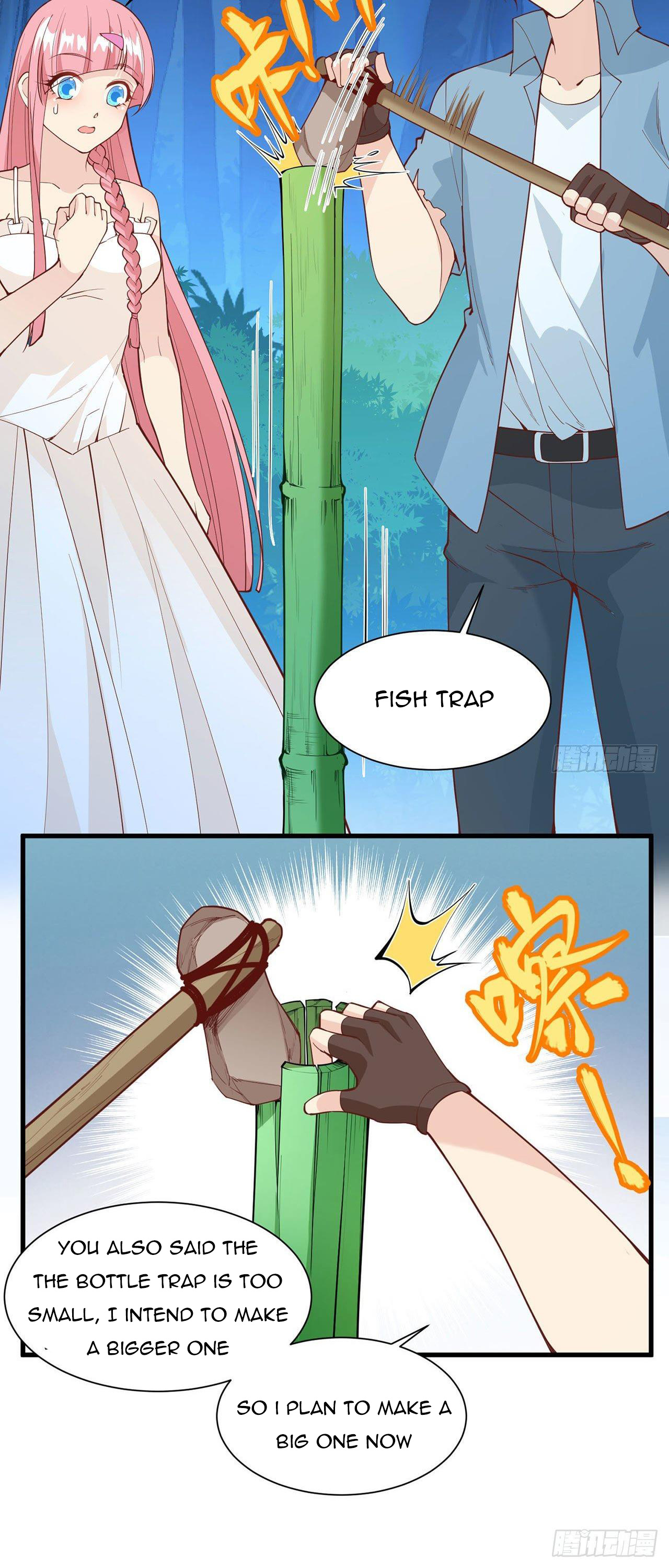Survive on a deserted island with beautiful girls chapter 17 - page 17