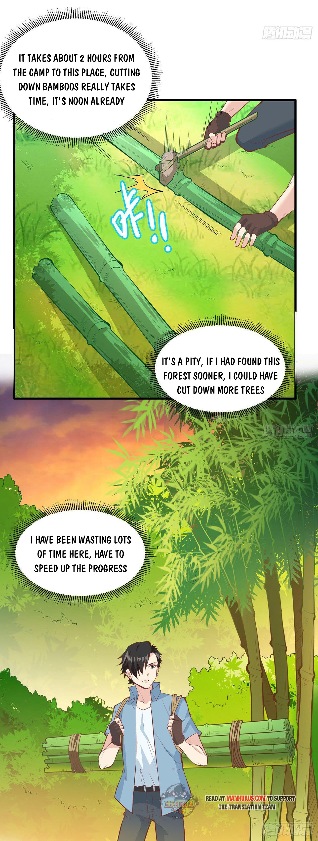 Survive on a deserted island with beautiful girls chapter 17 - page 8