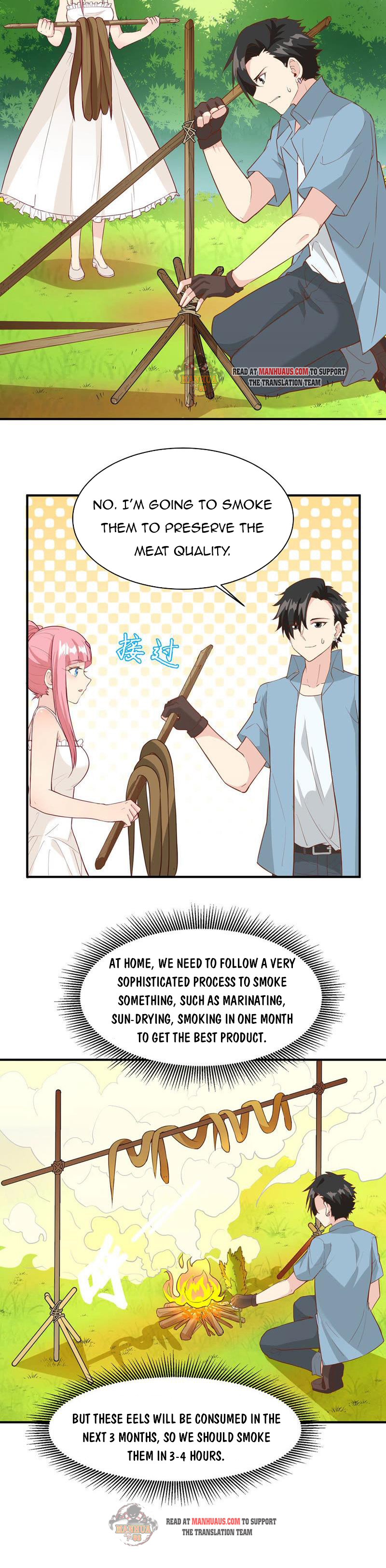 Survive on a deserted island with beautiful girls chapter 13 - page 7