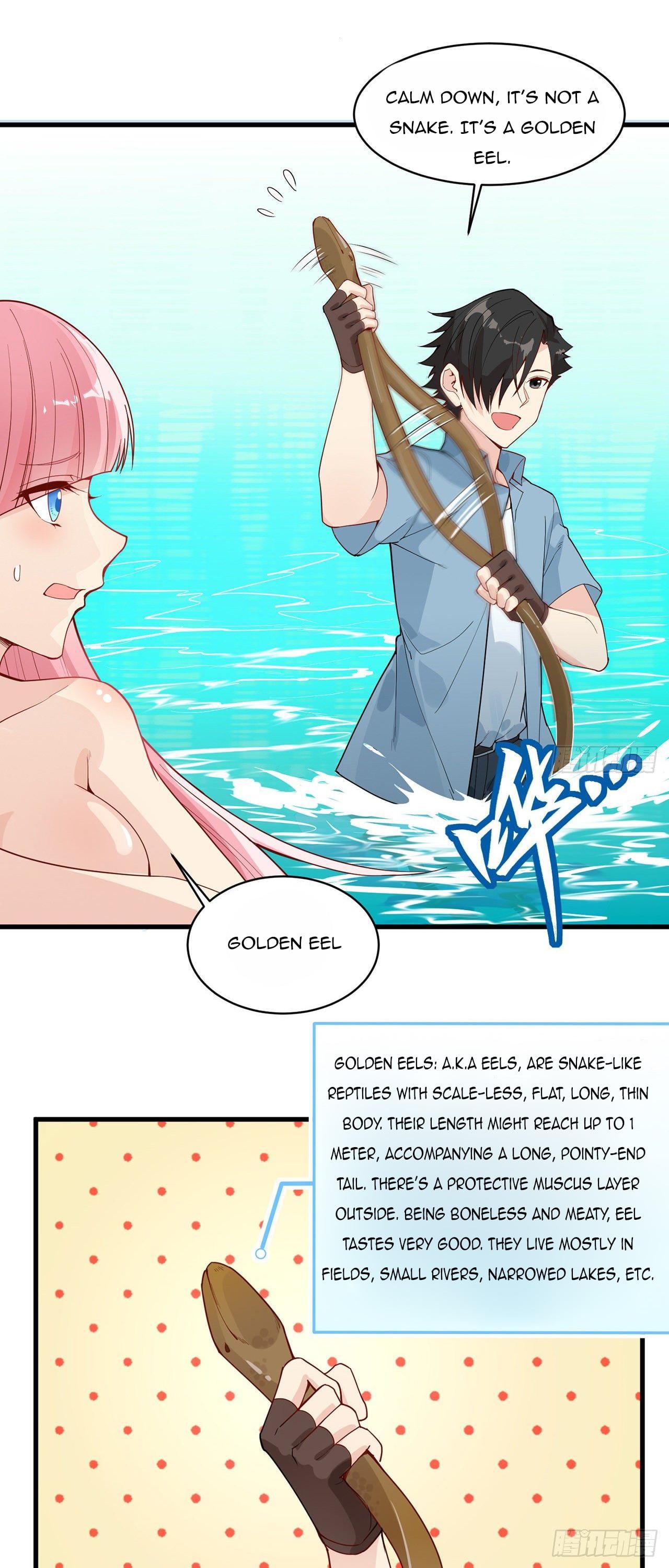 Survive on a deserted island with beautiful girls chapter 12 - page 14