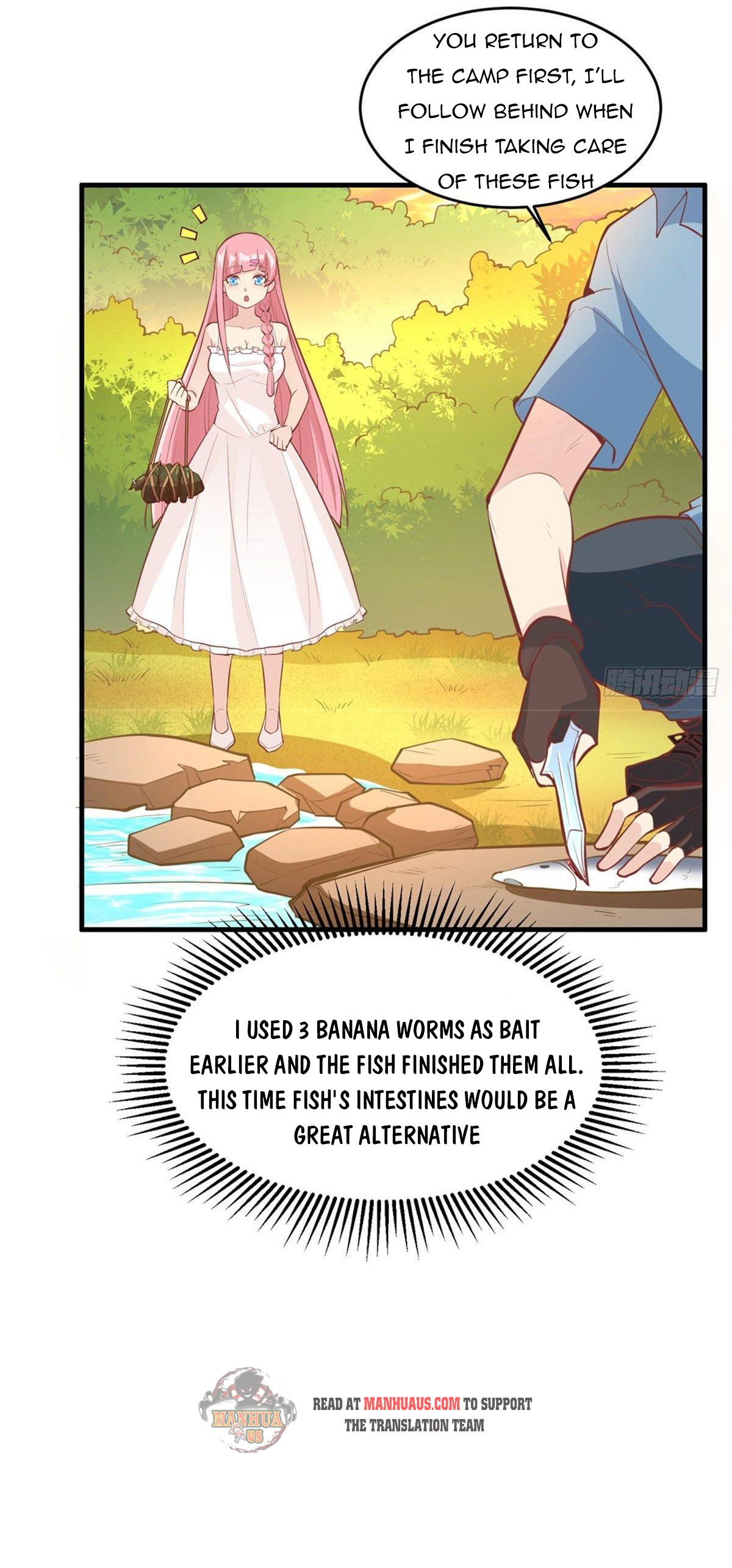 Survive on a deserted island with beautiful girls chapter 10 - page 13