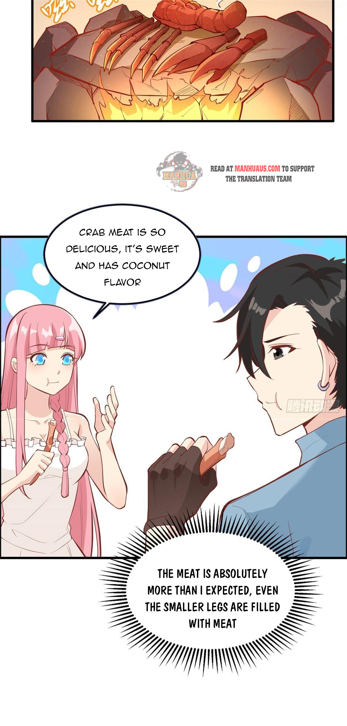 Survive on a deserted island with beautiful girls chapter 10 - page 17