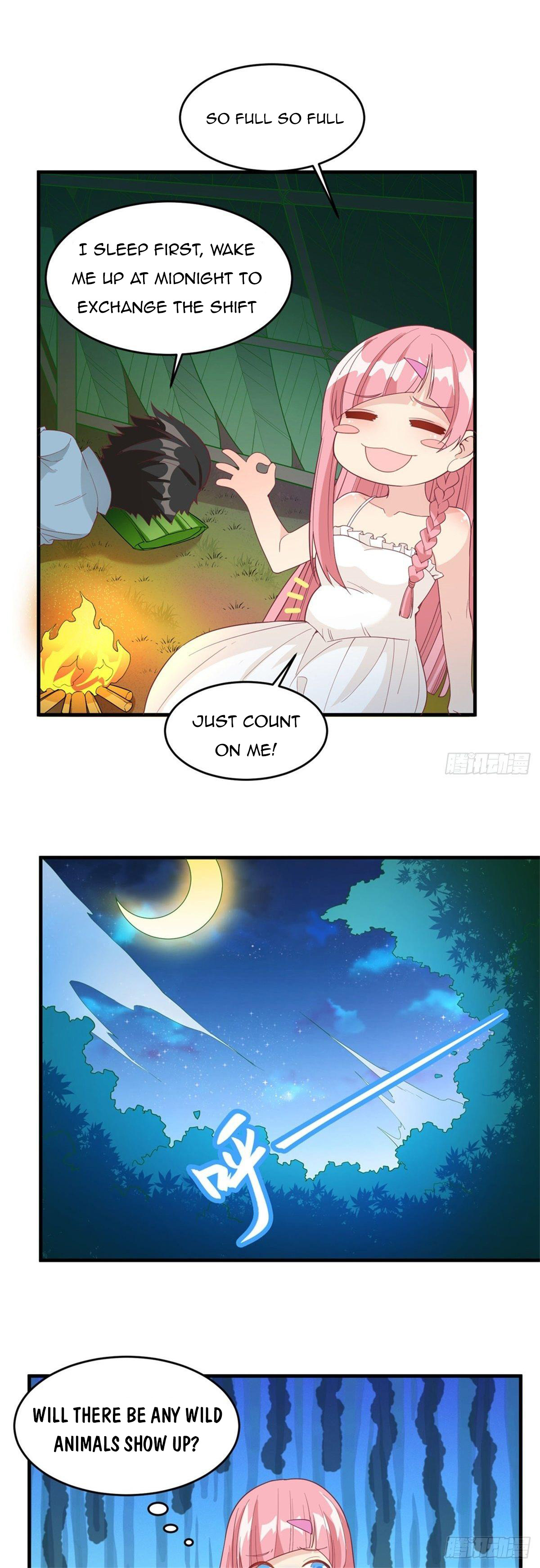 Survive on a deserted island with beautiful girls chapter 10 - page 18