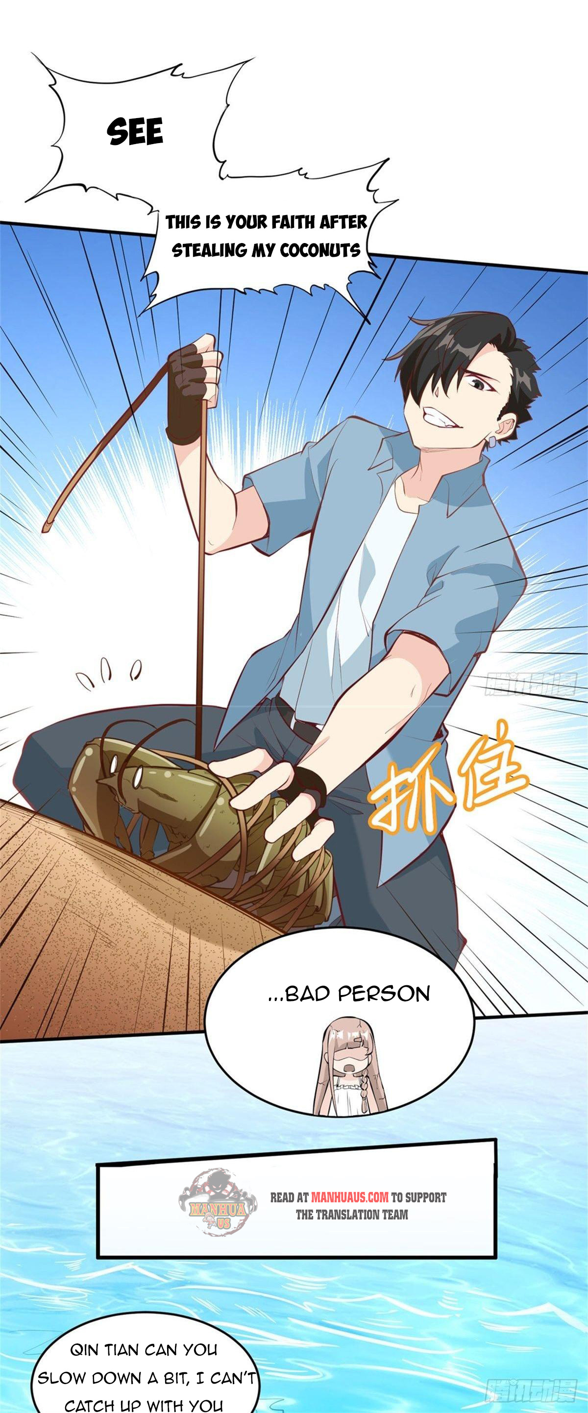 Survive on a deserted island with beautiful girls chapter 10 - page 6