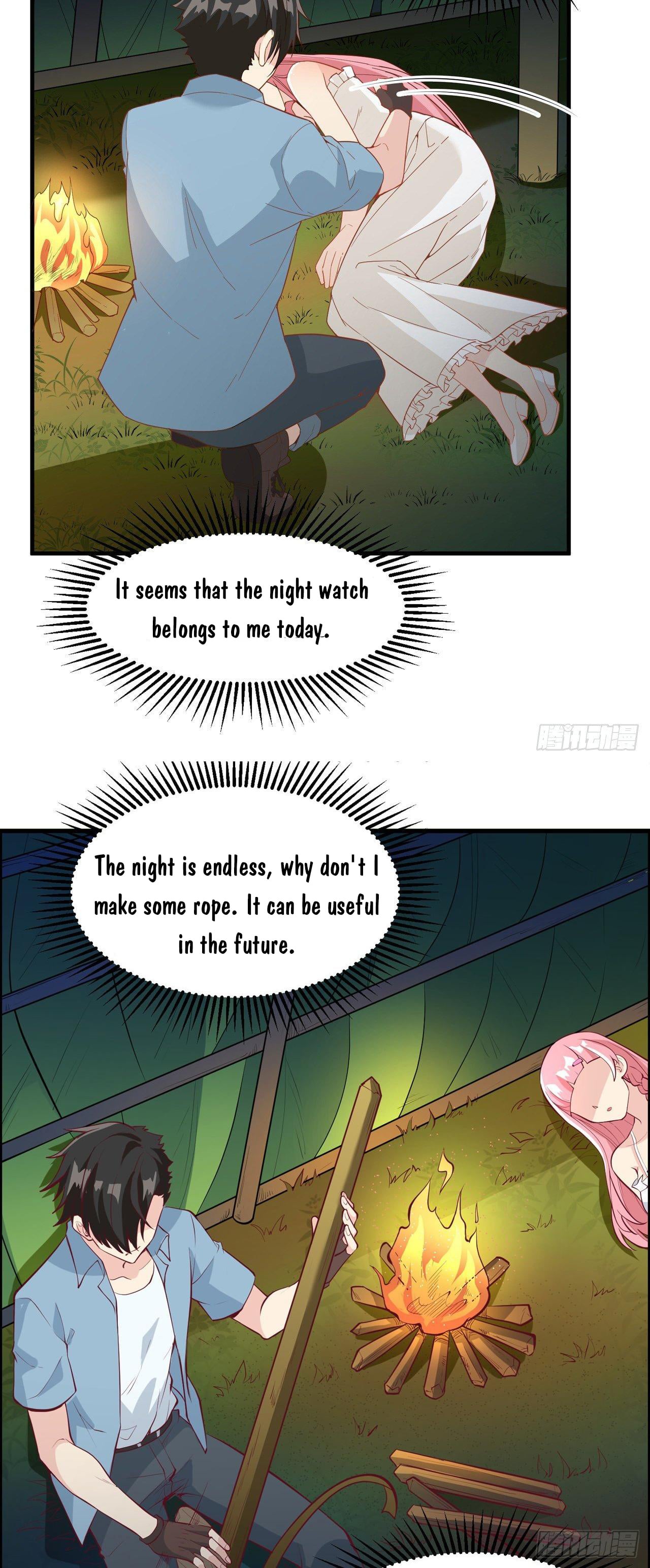 Survive on a deserted island with beautiful girls chapter 7 - page 13