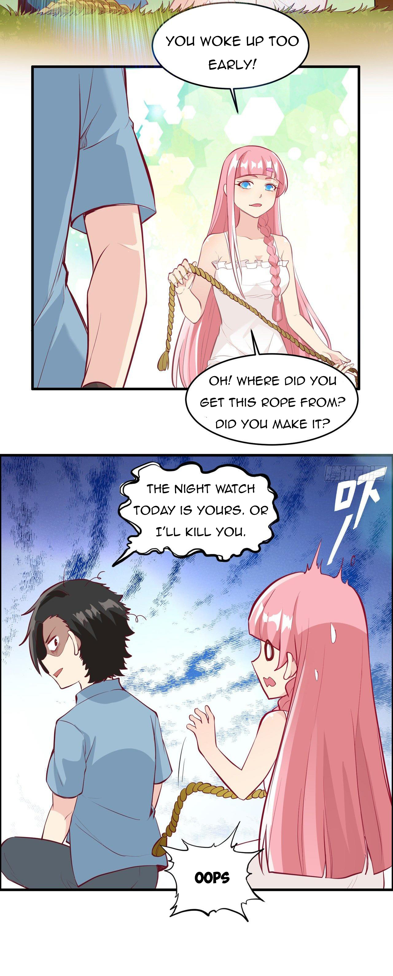 Survive on a deserted island with beautiful girls chapter 7 - page 15
