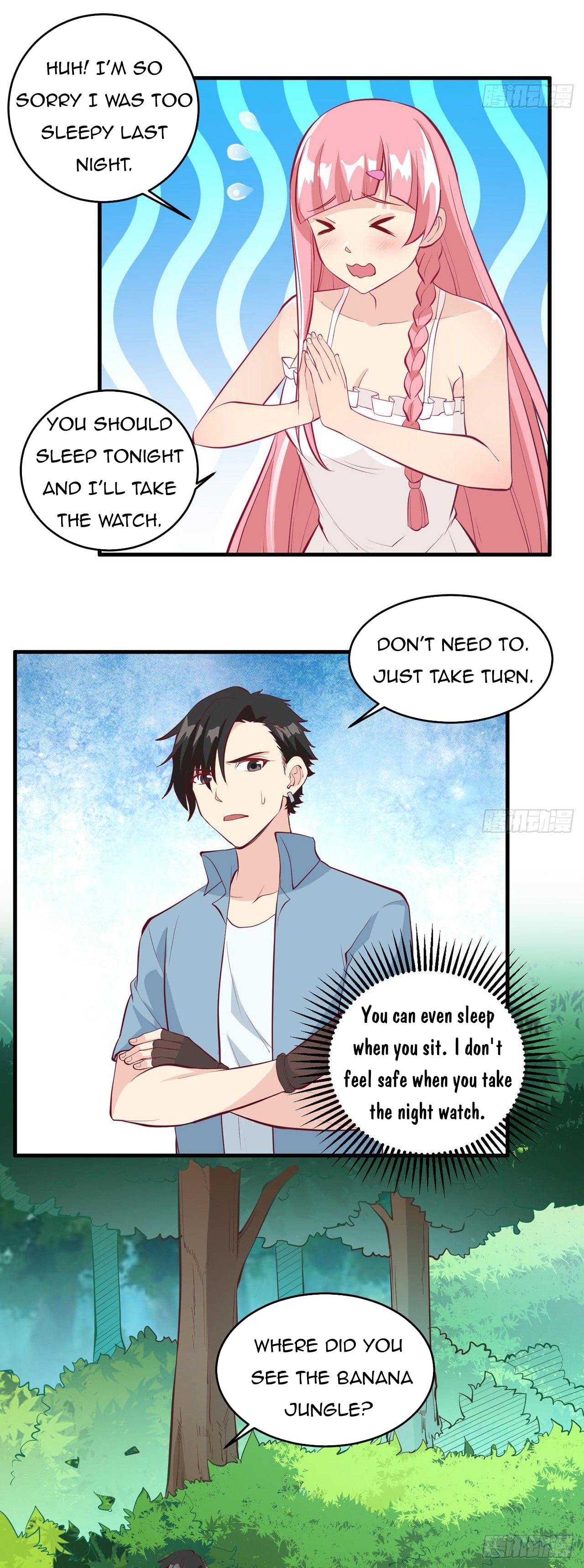 Survive on a deserted island with beautiful girls chapter 7 - page 16