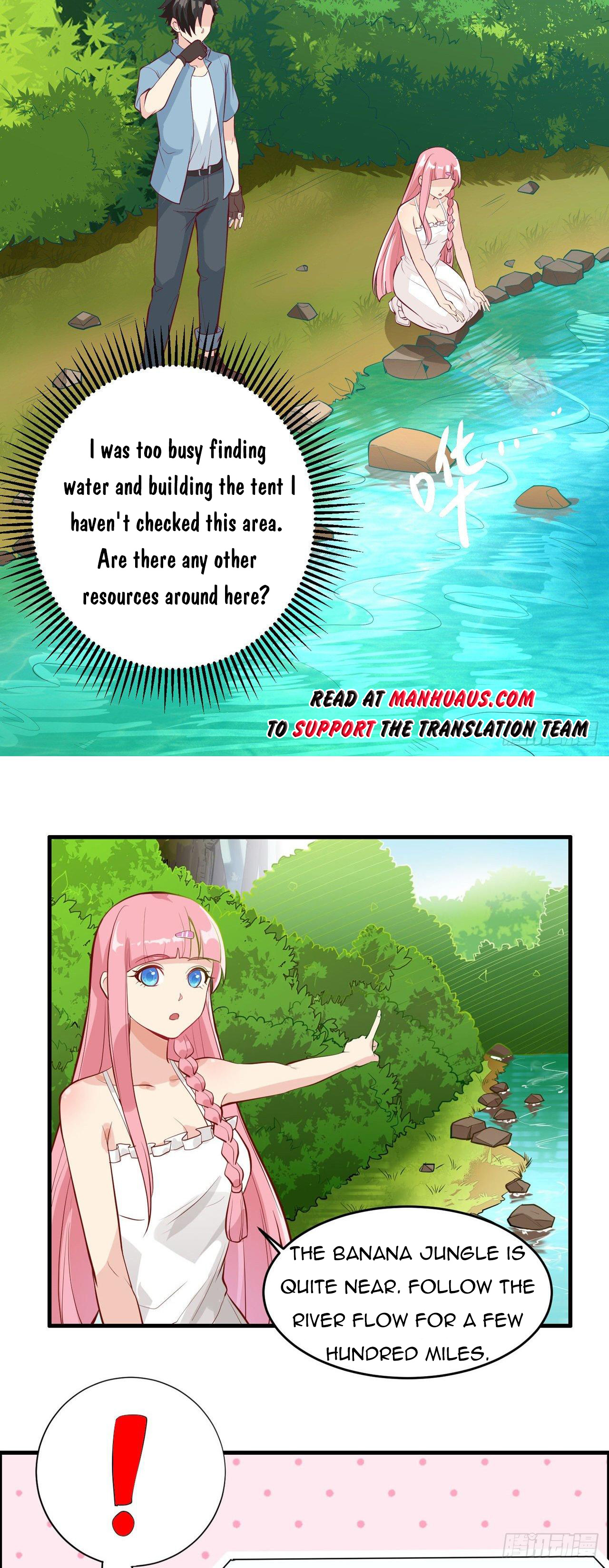 Survive on a deserted island with beautiful girls chapter 7 - page 17