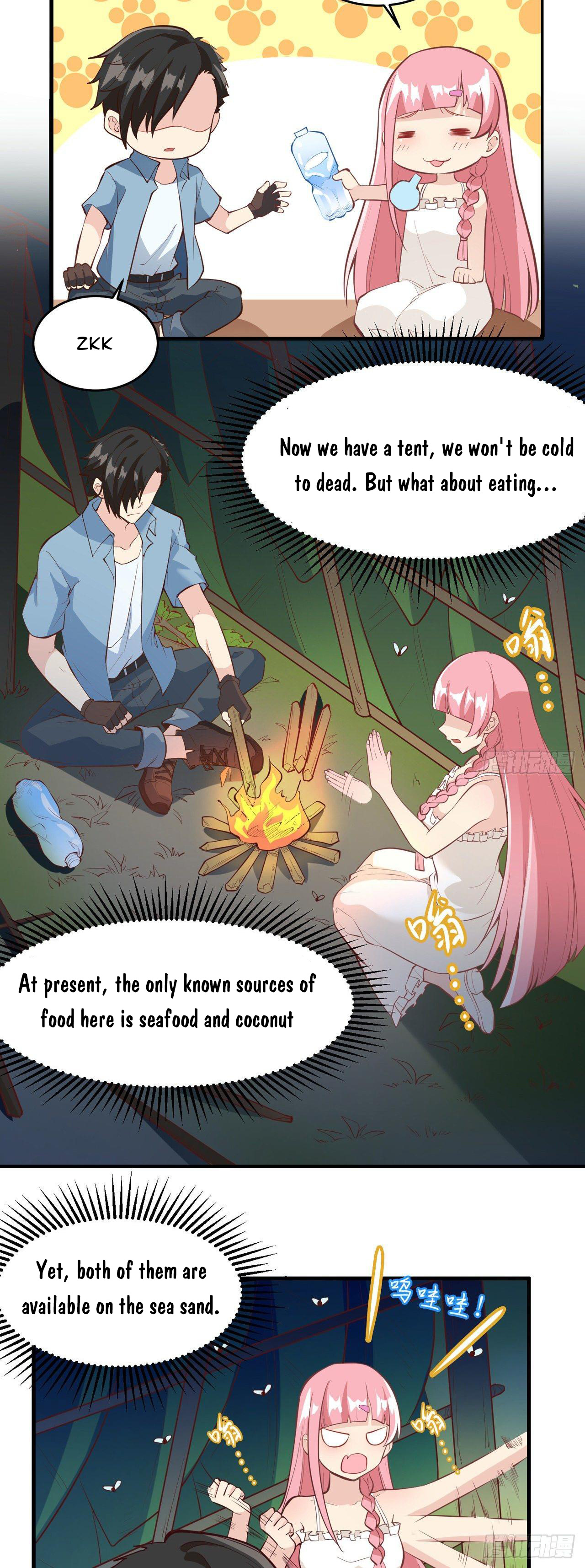 Survive on a deserted island with beautiful girls chapter 7 - page 3