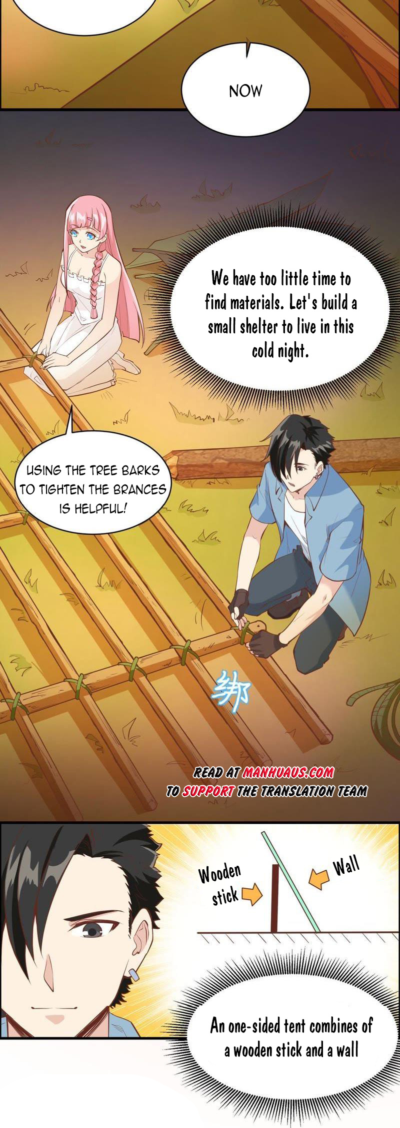 Survive on a deserted island with beautiful girls chapter 6 - page 15