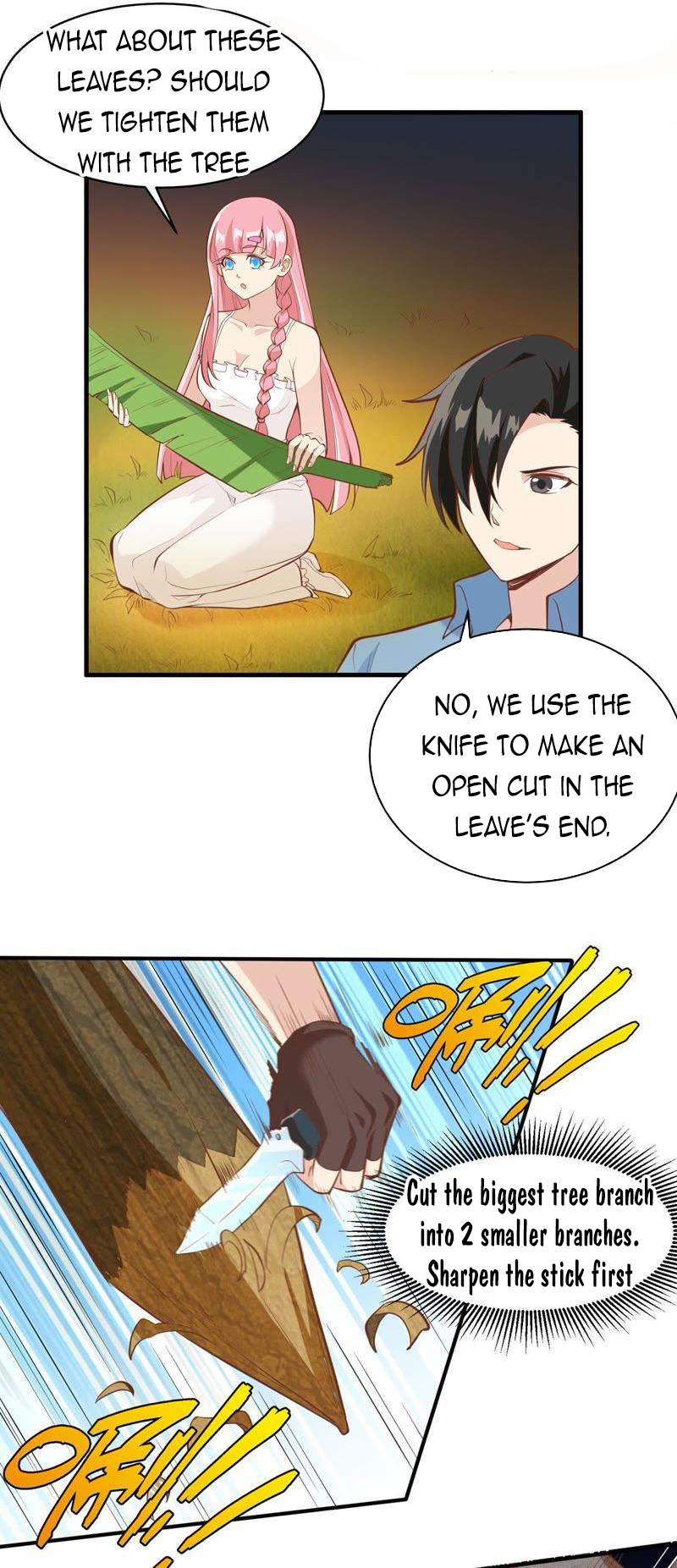 Survive on a deserted island with beautiful girls chapter 6 - page 16