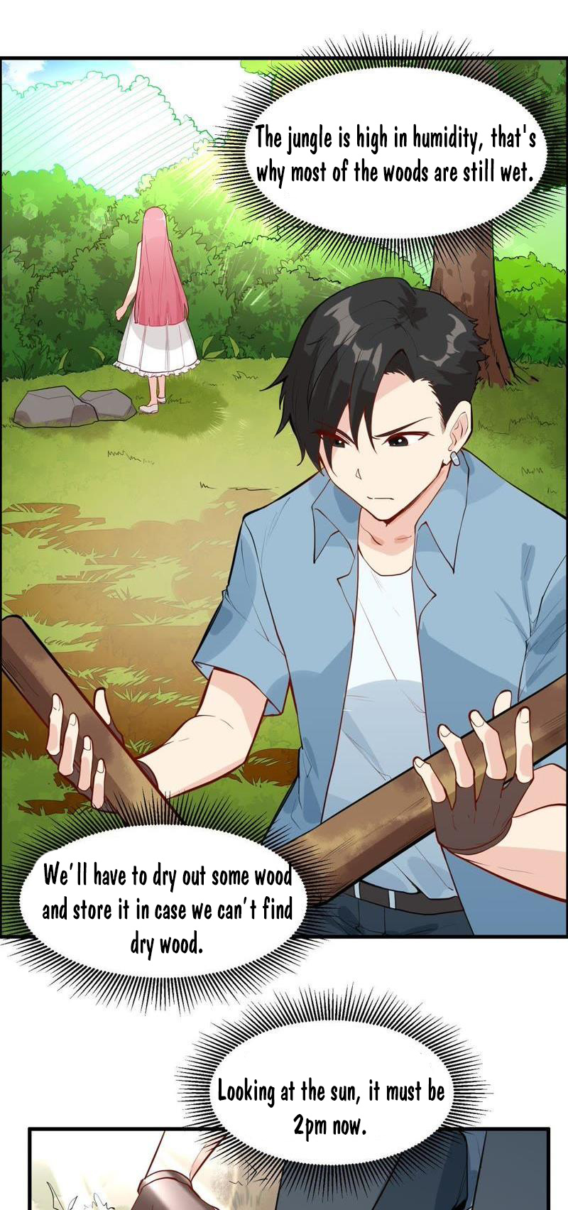 Survive on a deserted island with beautiful girls chapter 6 - page 7