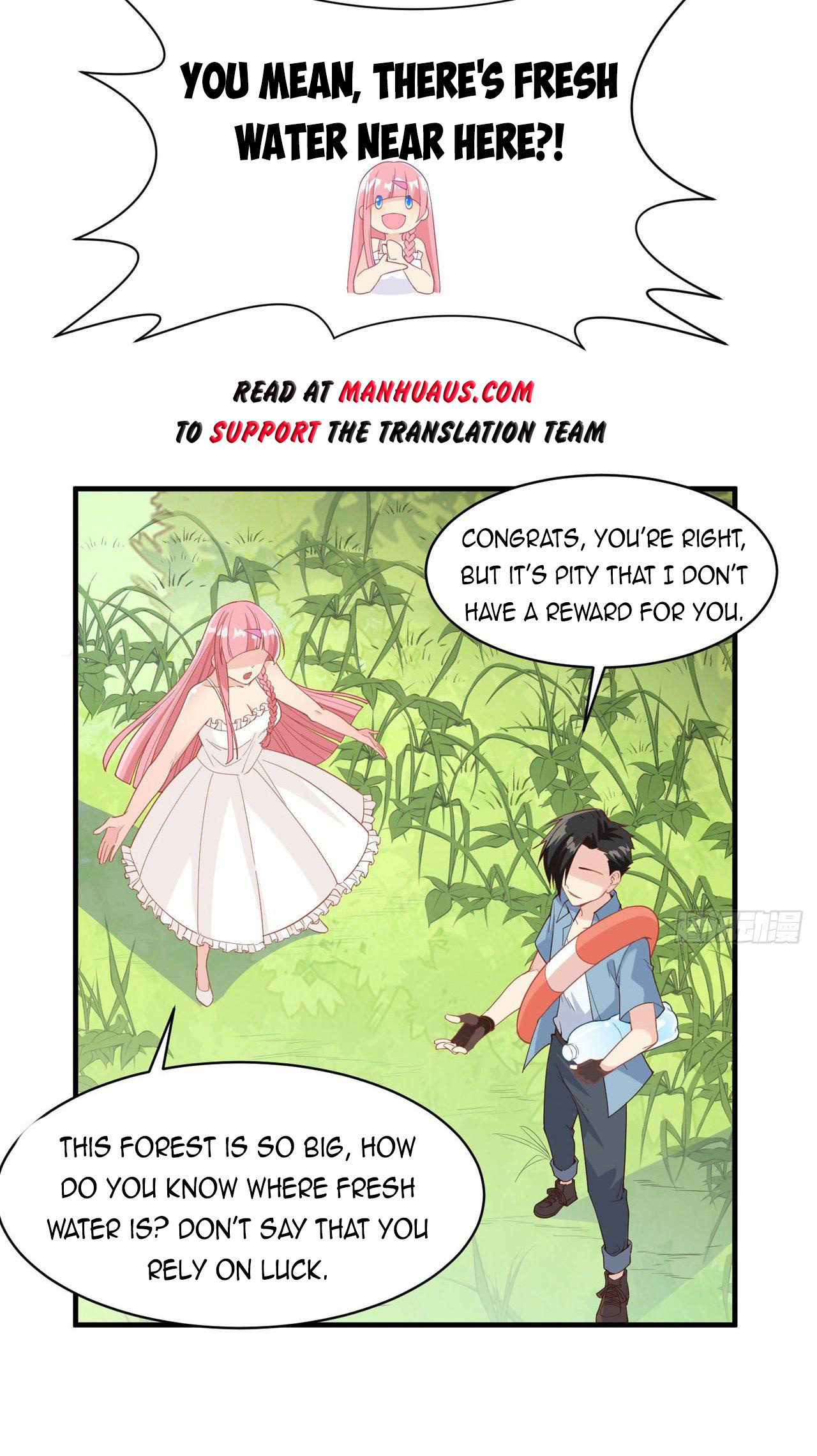 Survive on a deserted island with beautiful girls chapter 5 - page 17