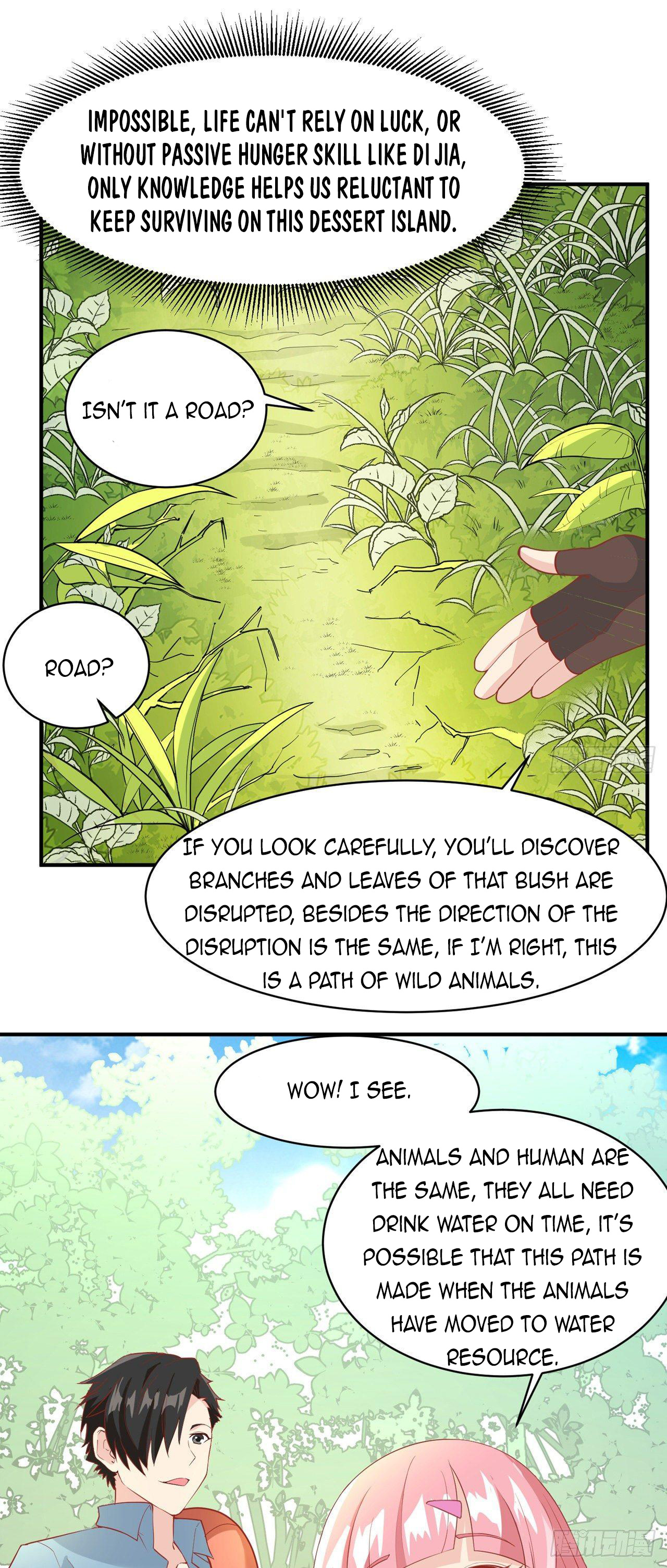 Survive on a deserted island with beautiful girls chapter 5 - page 18