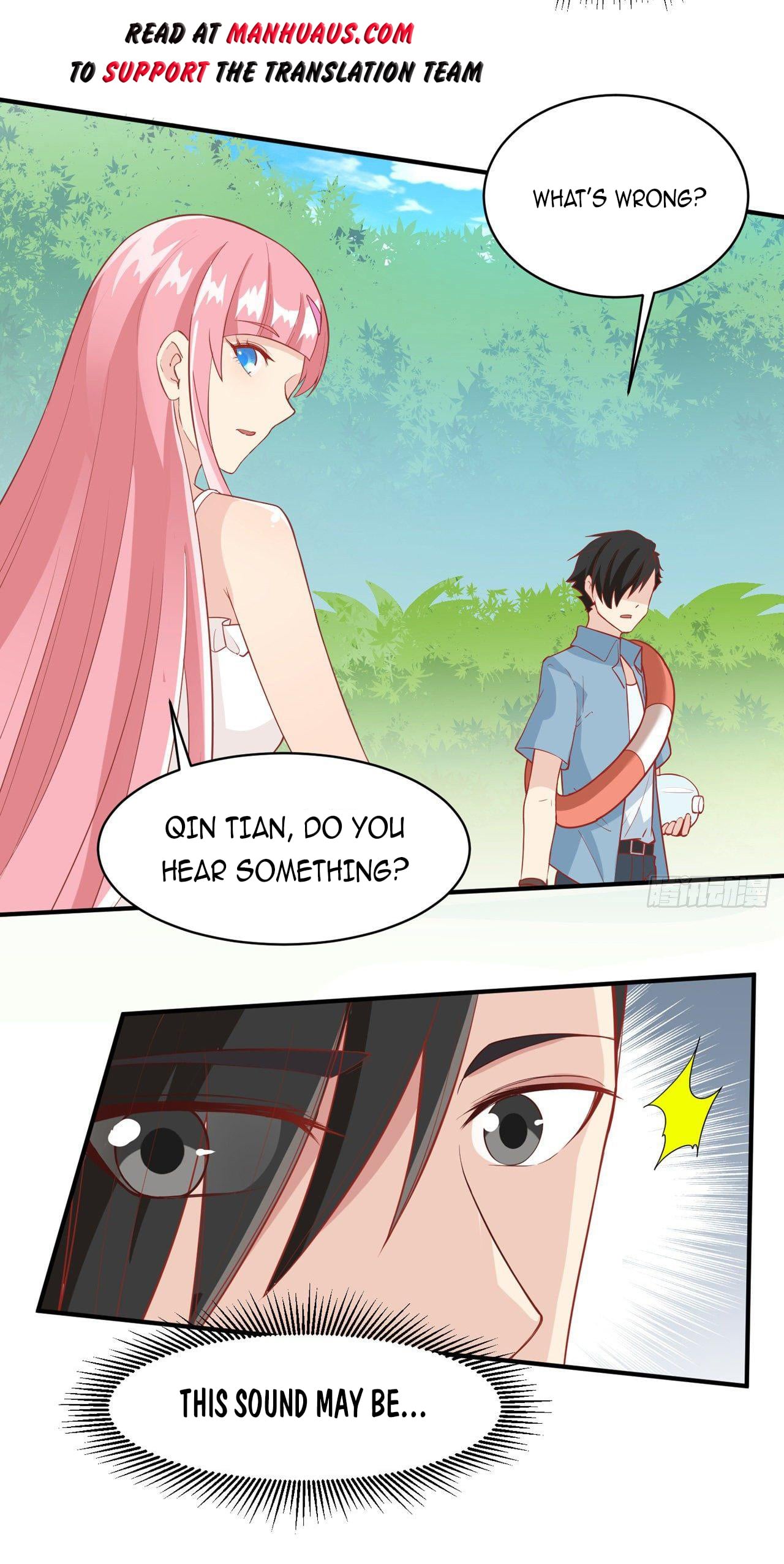 Survive on a deserted island with beautiful girls chapter 5 - page 21
