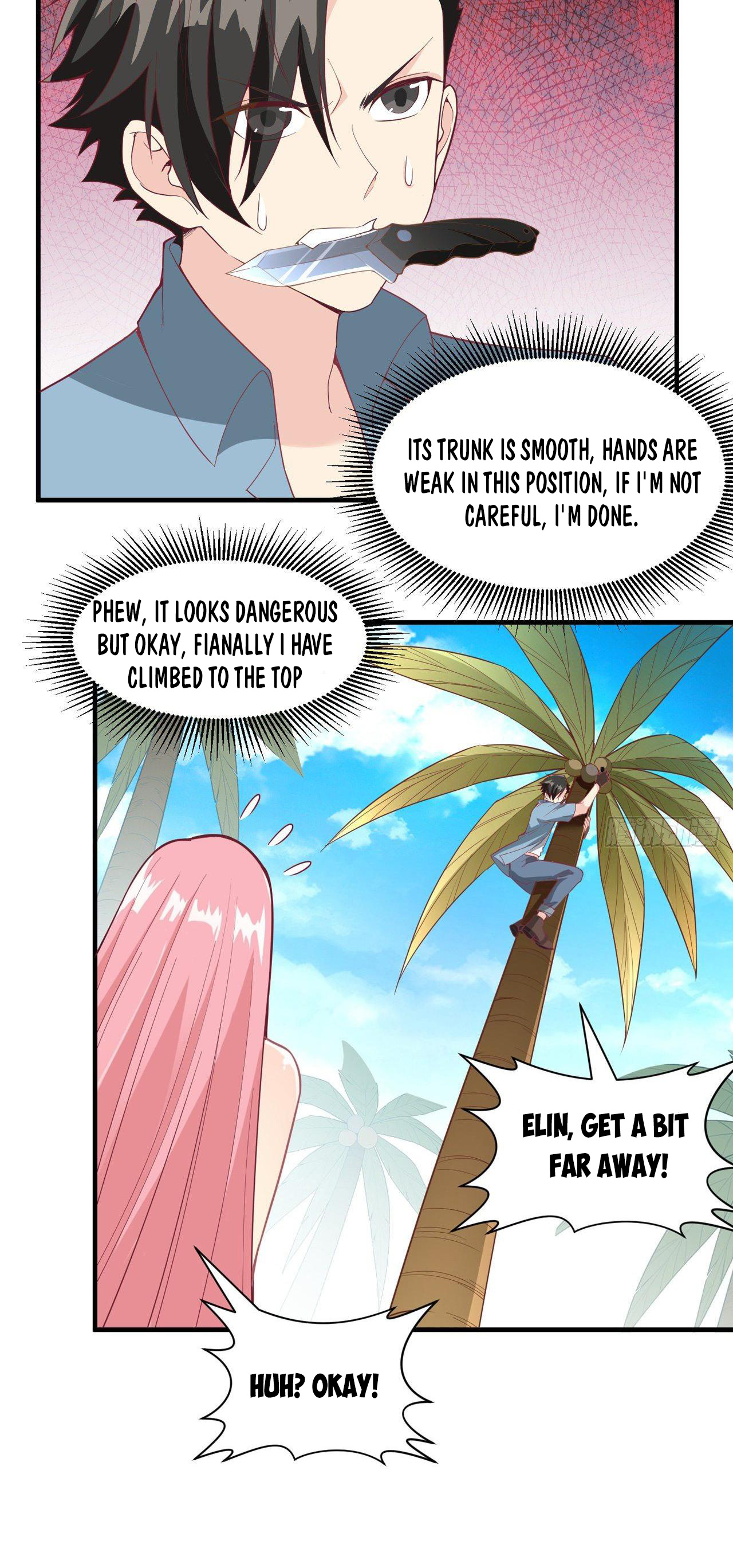 Survive on a deserted island with beautiful girls chapter 5 - page 9
