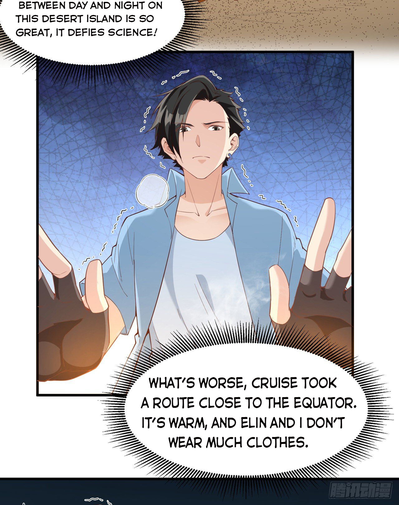 Survive on a deserted island with beautiful girls chapter 4 - page 15