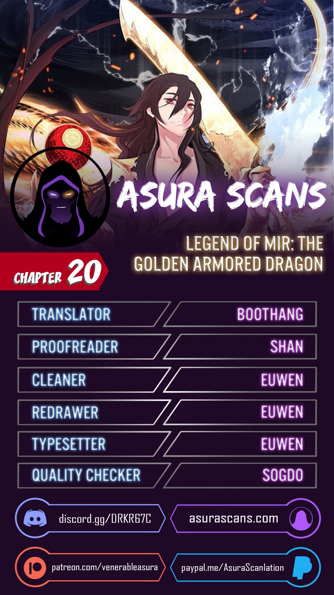 Legend of Mir: Gold Armored Sword Dragon chapter 20 - page 1