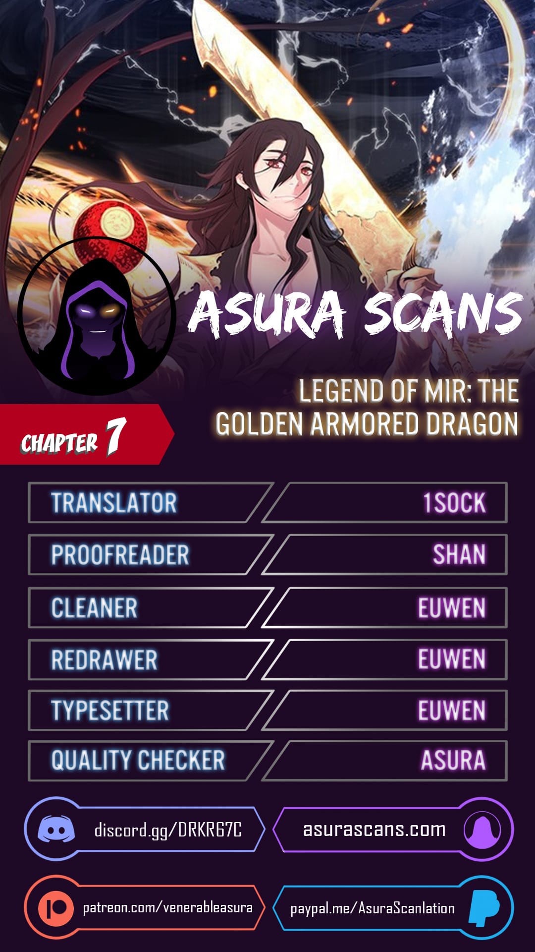 Legend of Mir: Gold Armored Sword Dragon chapter 7 - page 1